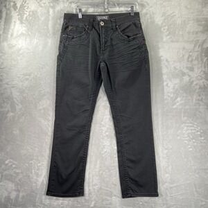 Salvage Buckle Jeans men's 32x30 Mayhem Black Denim Regular Straight Fit Stretch